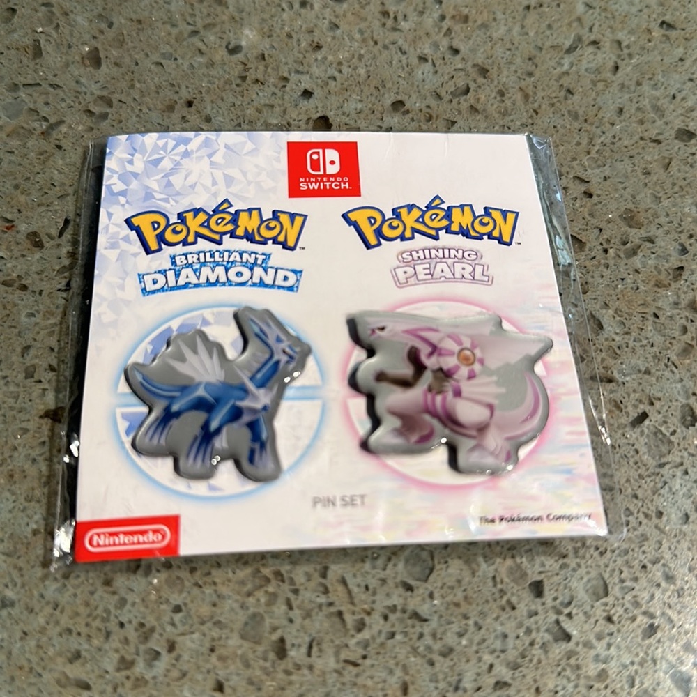 Pokémon Nintendo switch pin set promotional item
